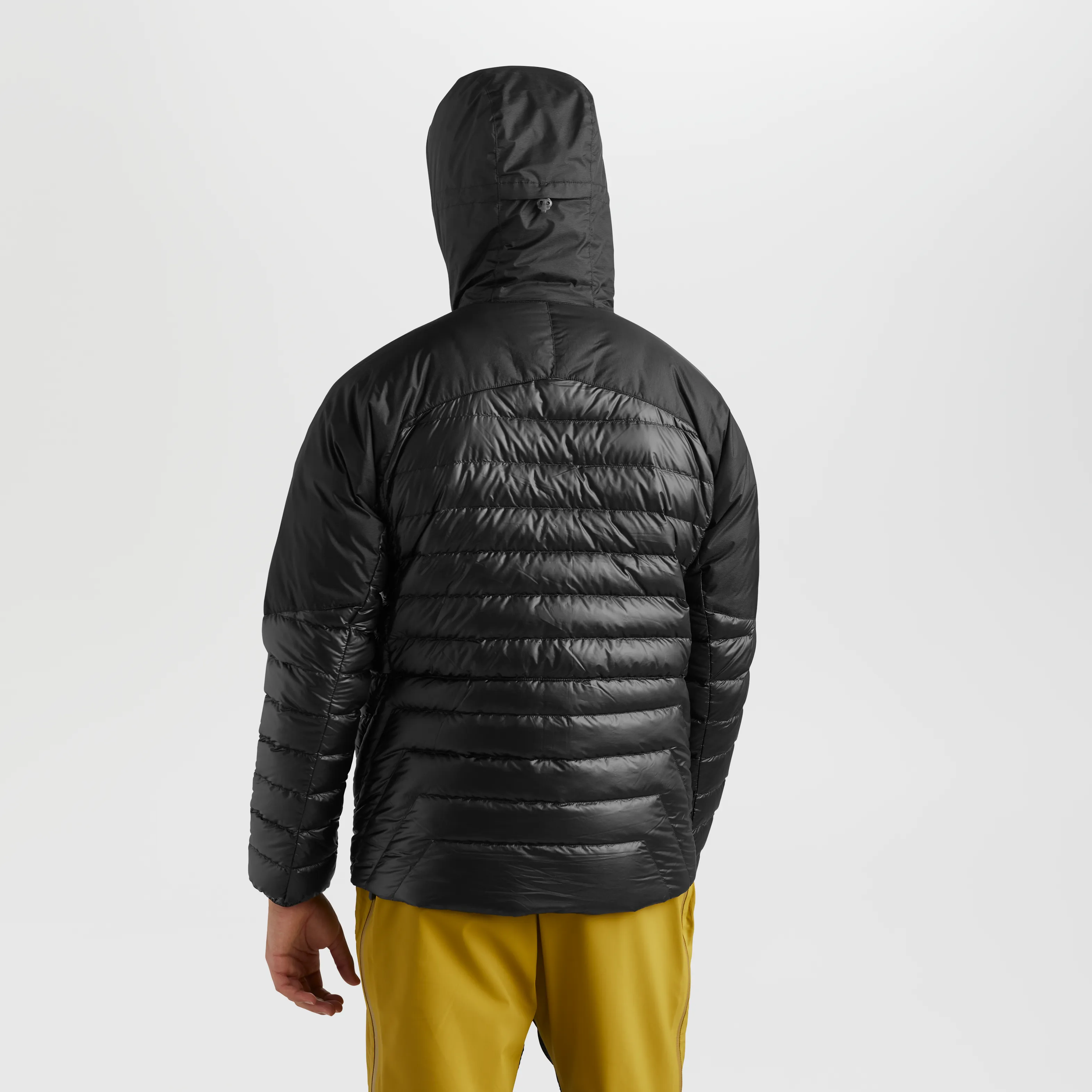 Mens Premium Lightweight Helium Down Insulated Hoodie Jacket
