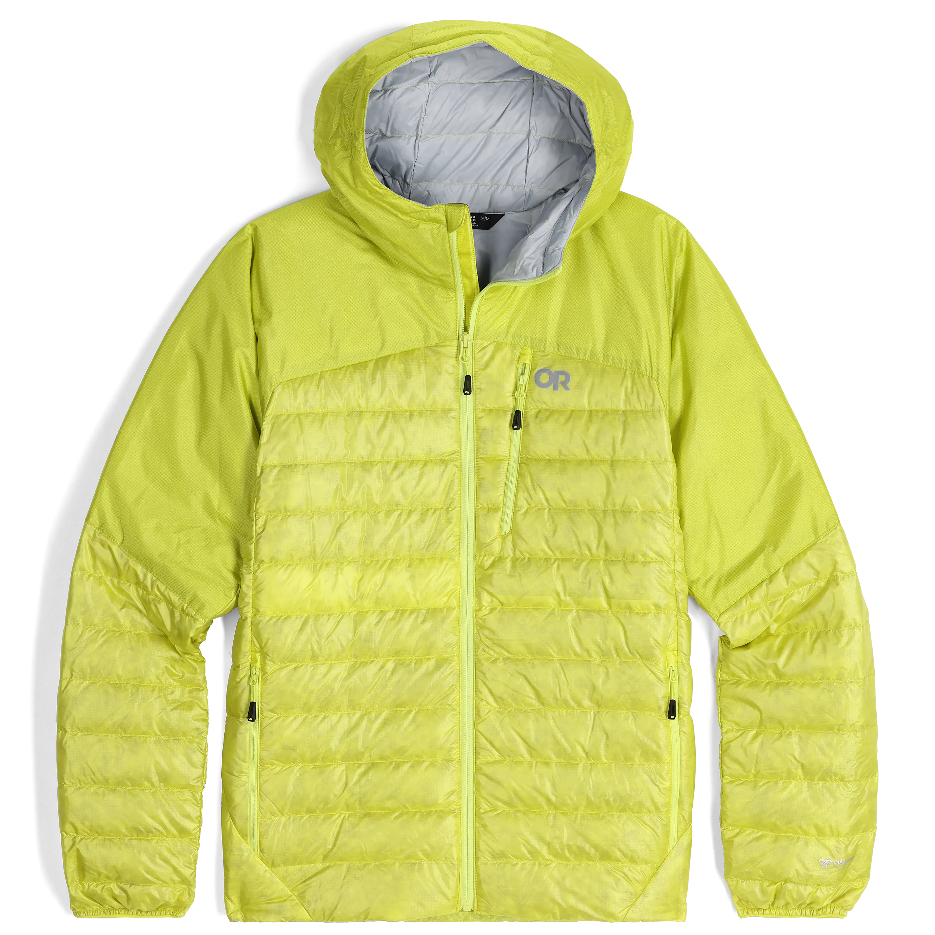 Mens Premium Lightweight Helium Down Insulated Hoodie Jacket
