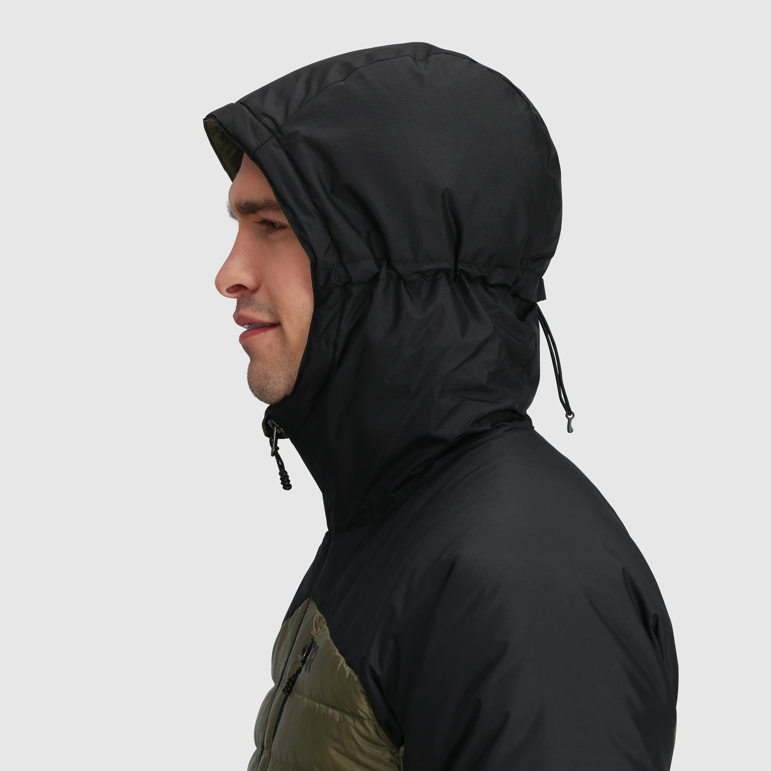 Mens Premium Lightweight Helium Down Insulated Hoodie Jacket