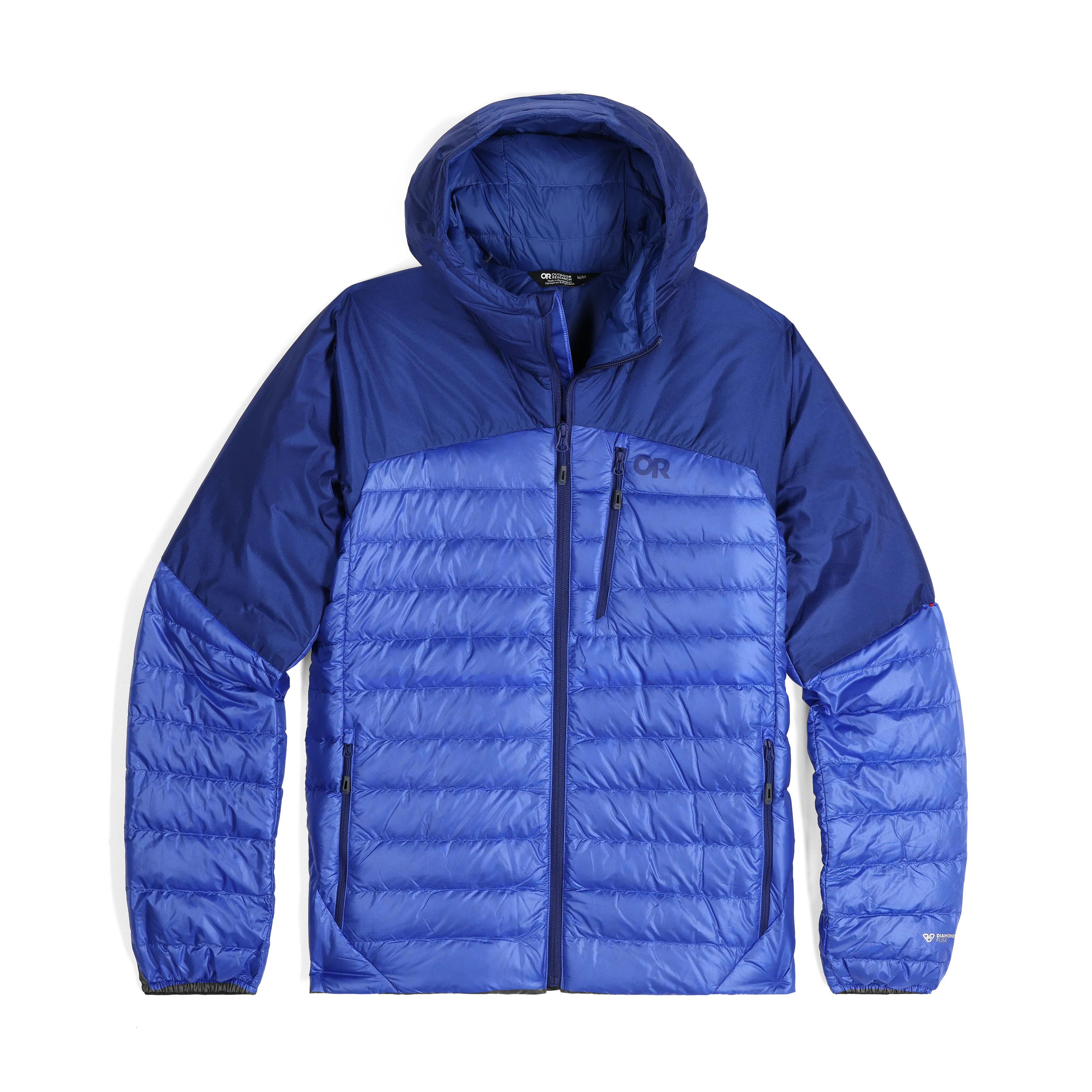 Mens Premium Lightweight Helium Down Insulated Hoodie Jacket