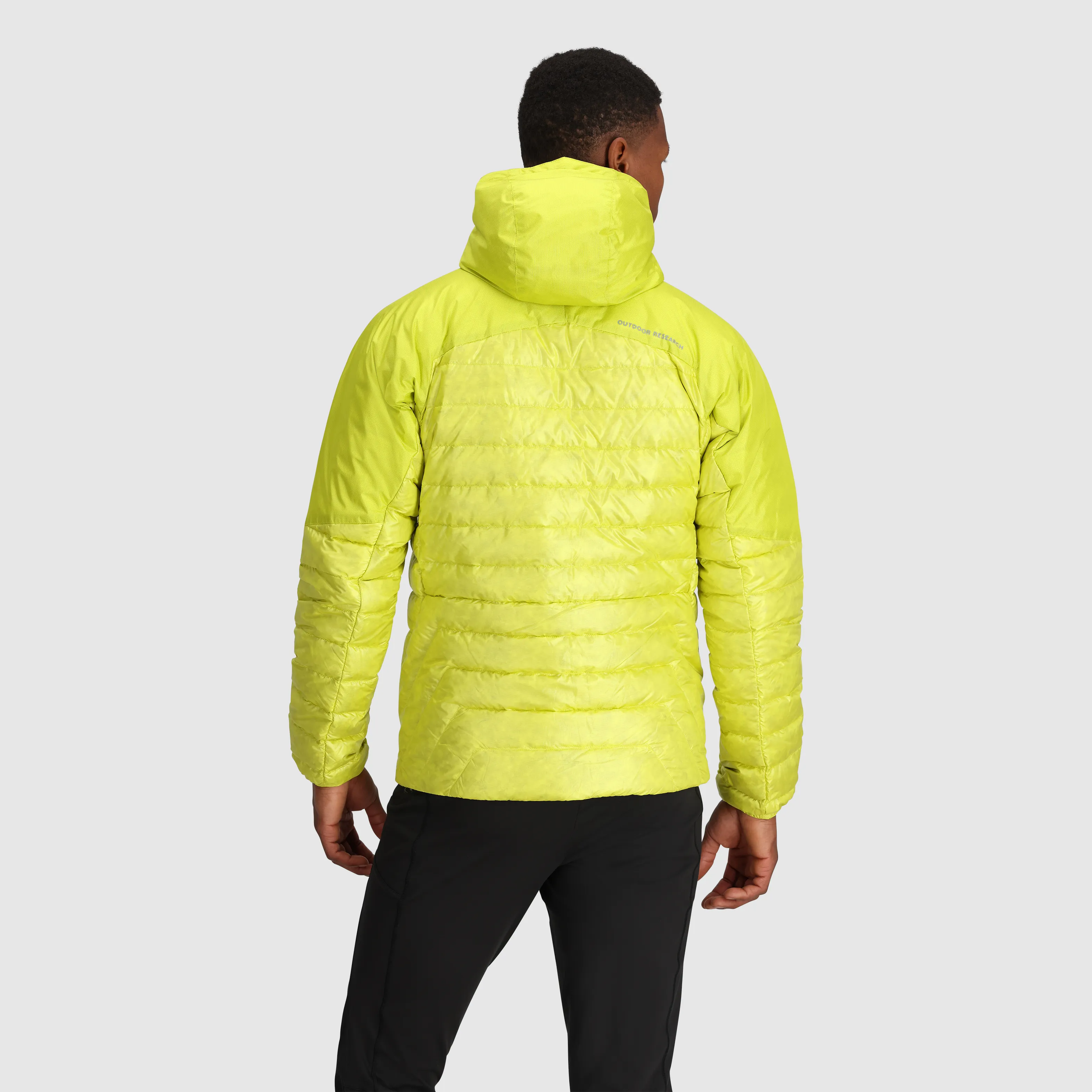 Mens Premium Lightweight Helium Down Insulated Hoodie Jacket