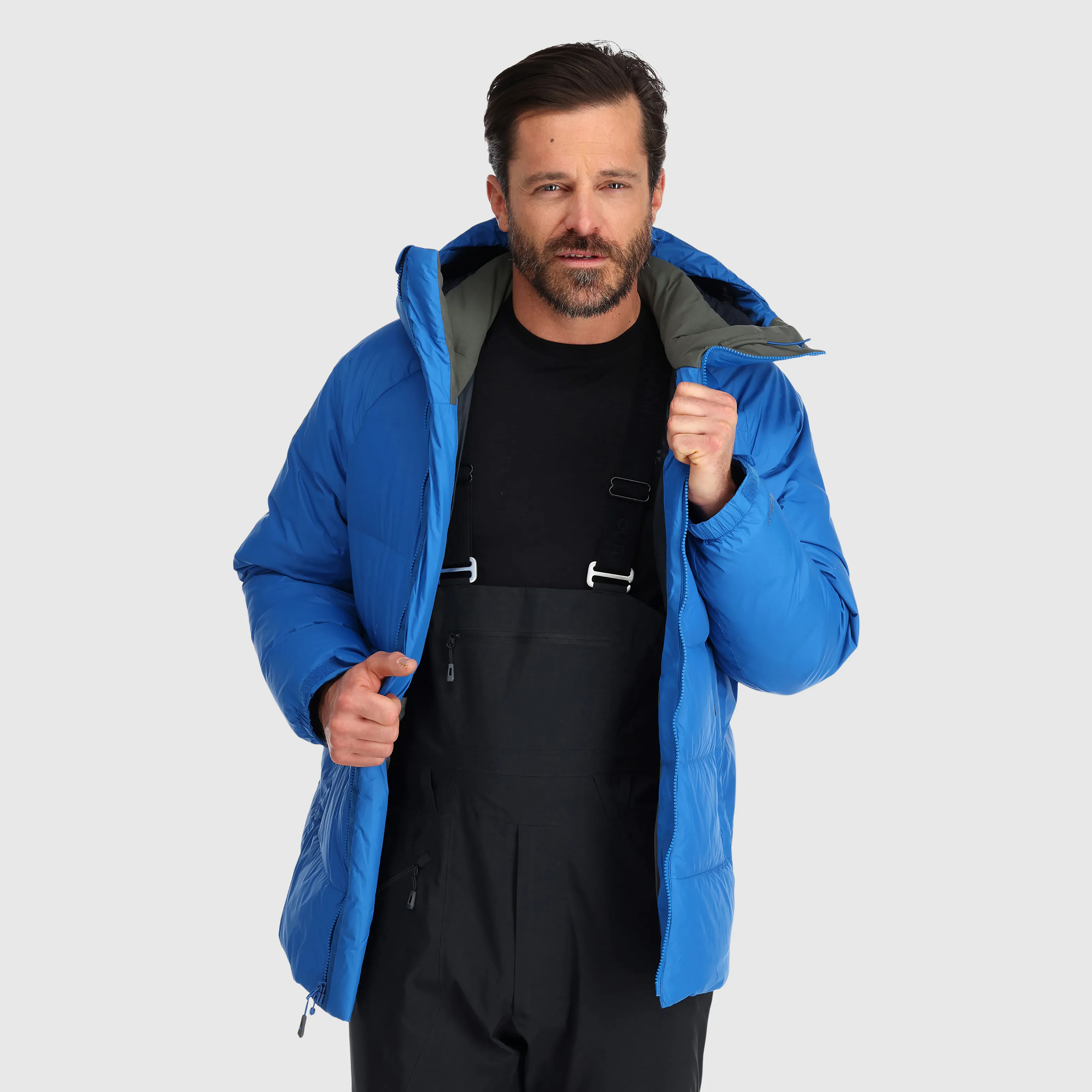 High-Performance Mens Super Alpine Down Parka