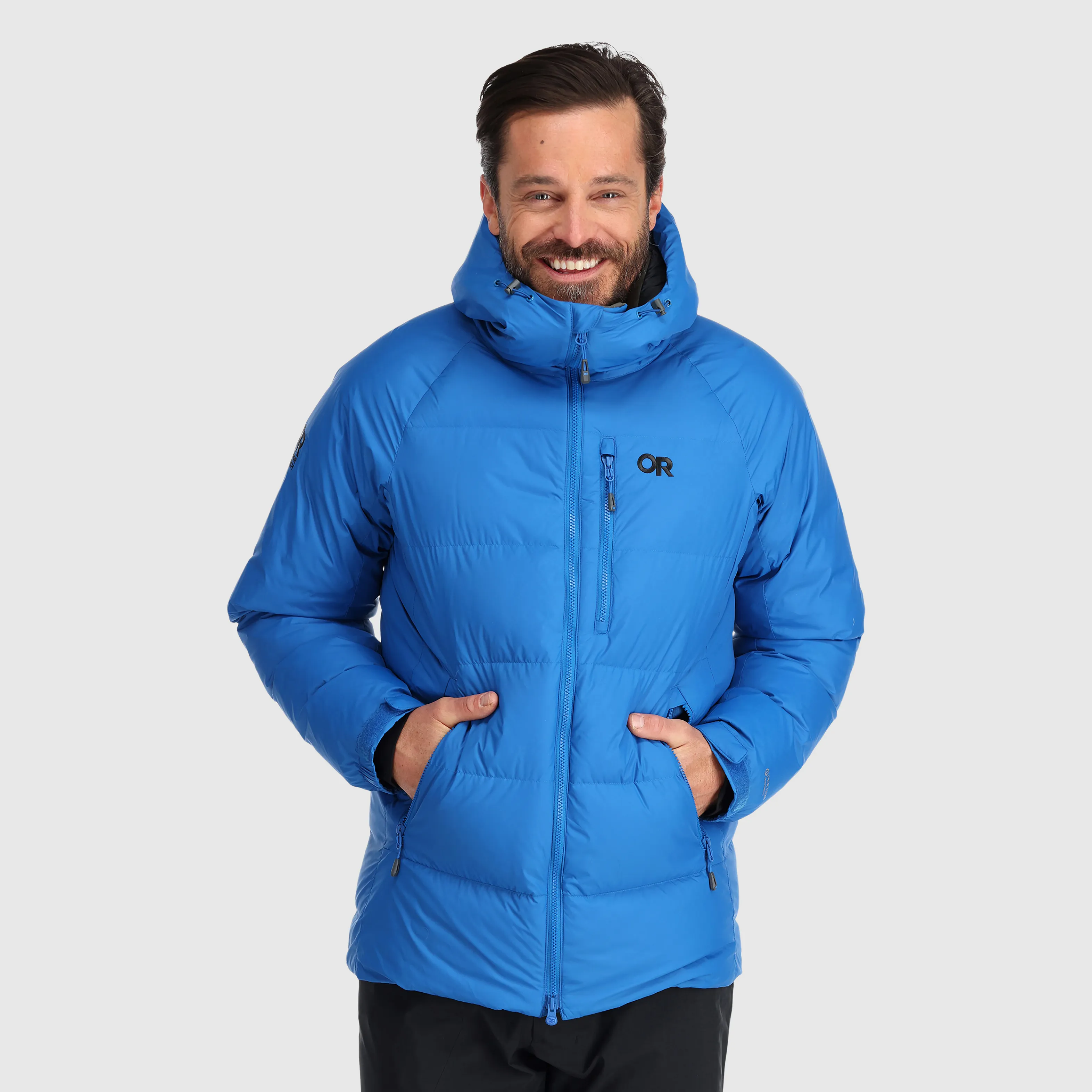 High-Performance Mens Super Alpine Down Parka