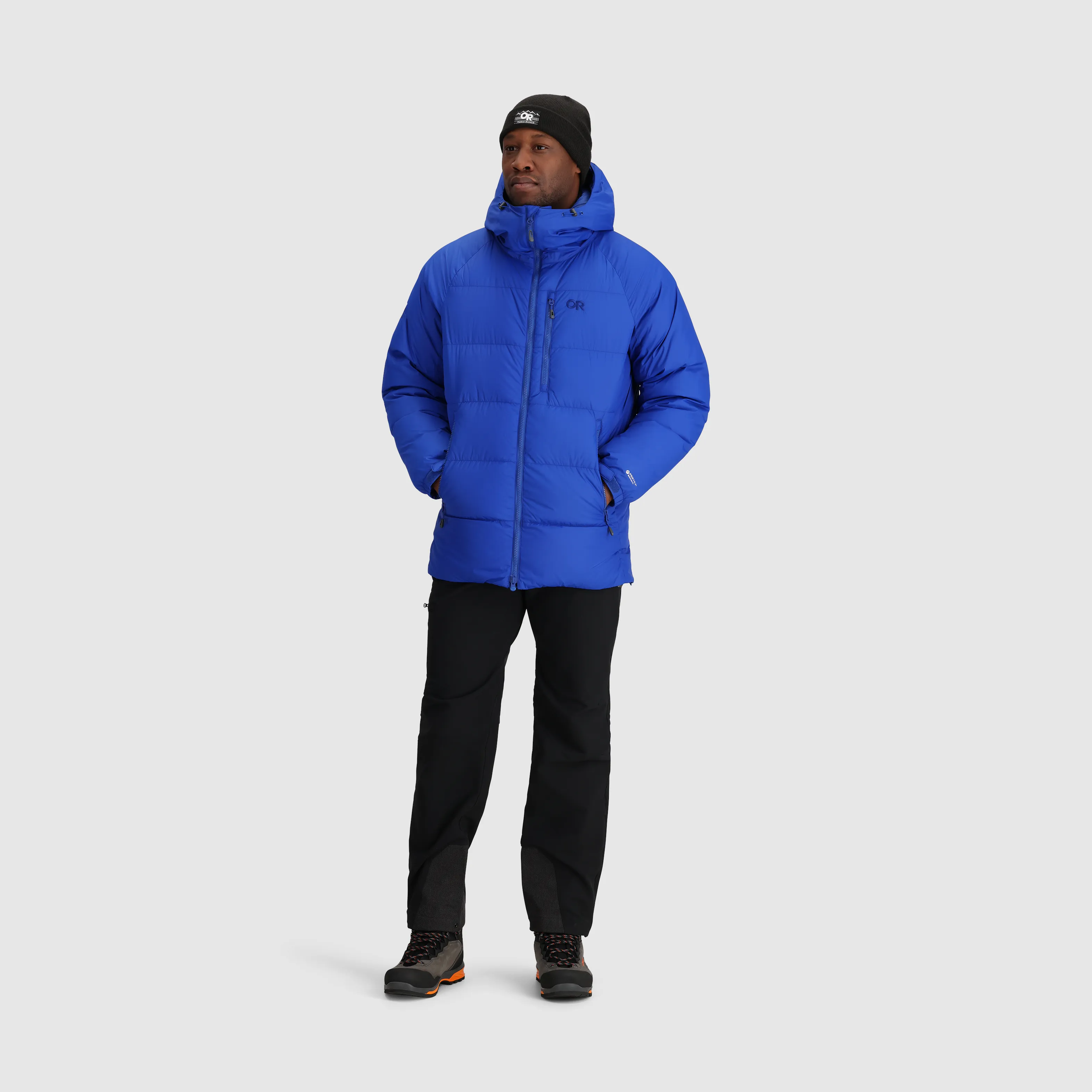 High-Performance Mens Super Alpine Down Parka
