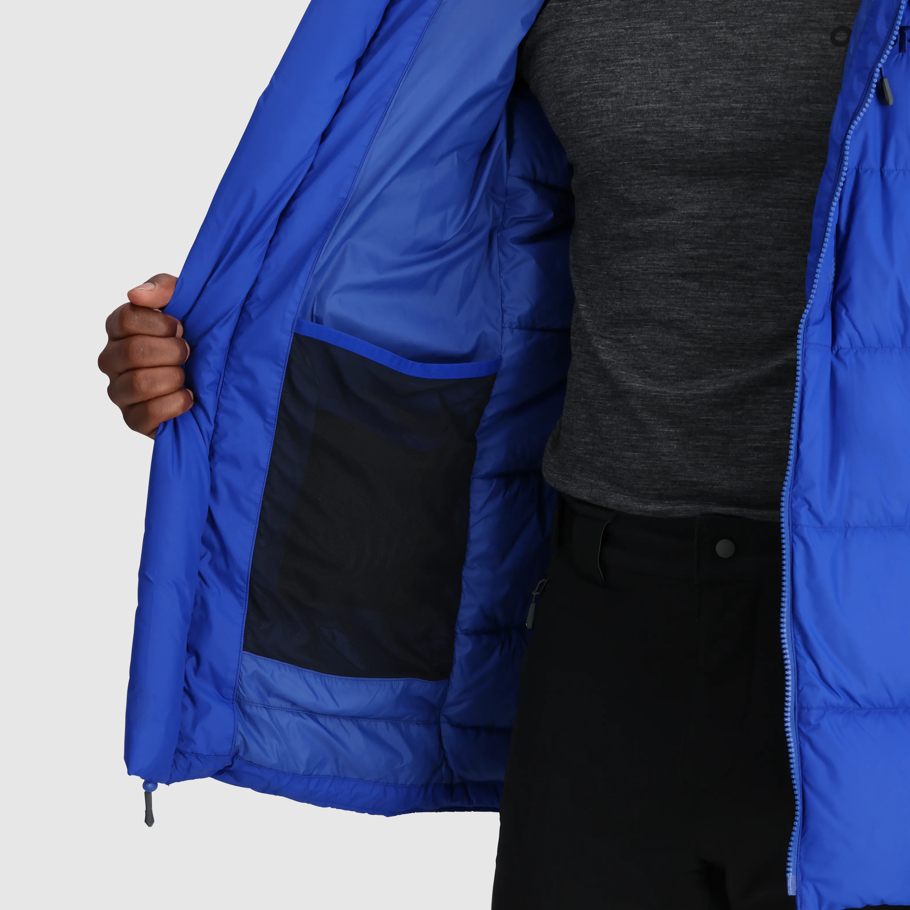 High-Performance Mens Super Alpine Down Parka