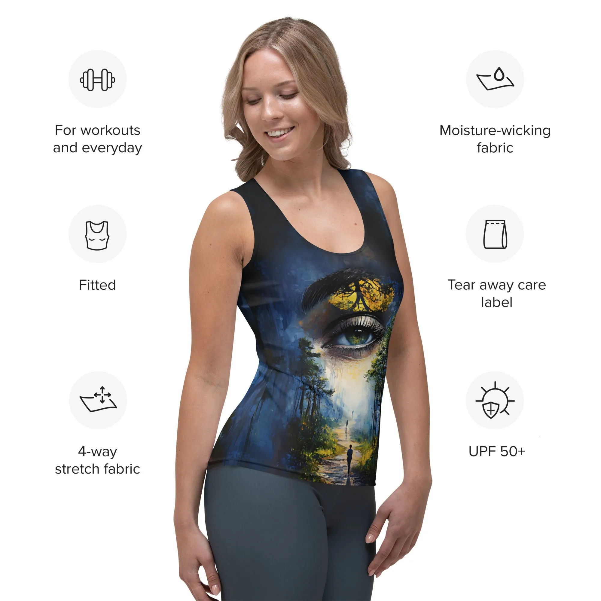 My Golden Path Sublimation Cut & Sew Tank Top