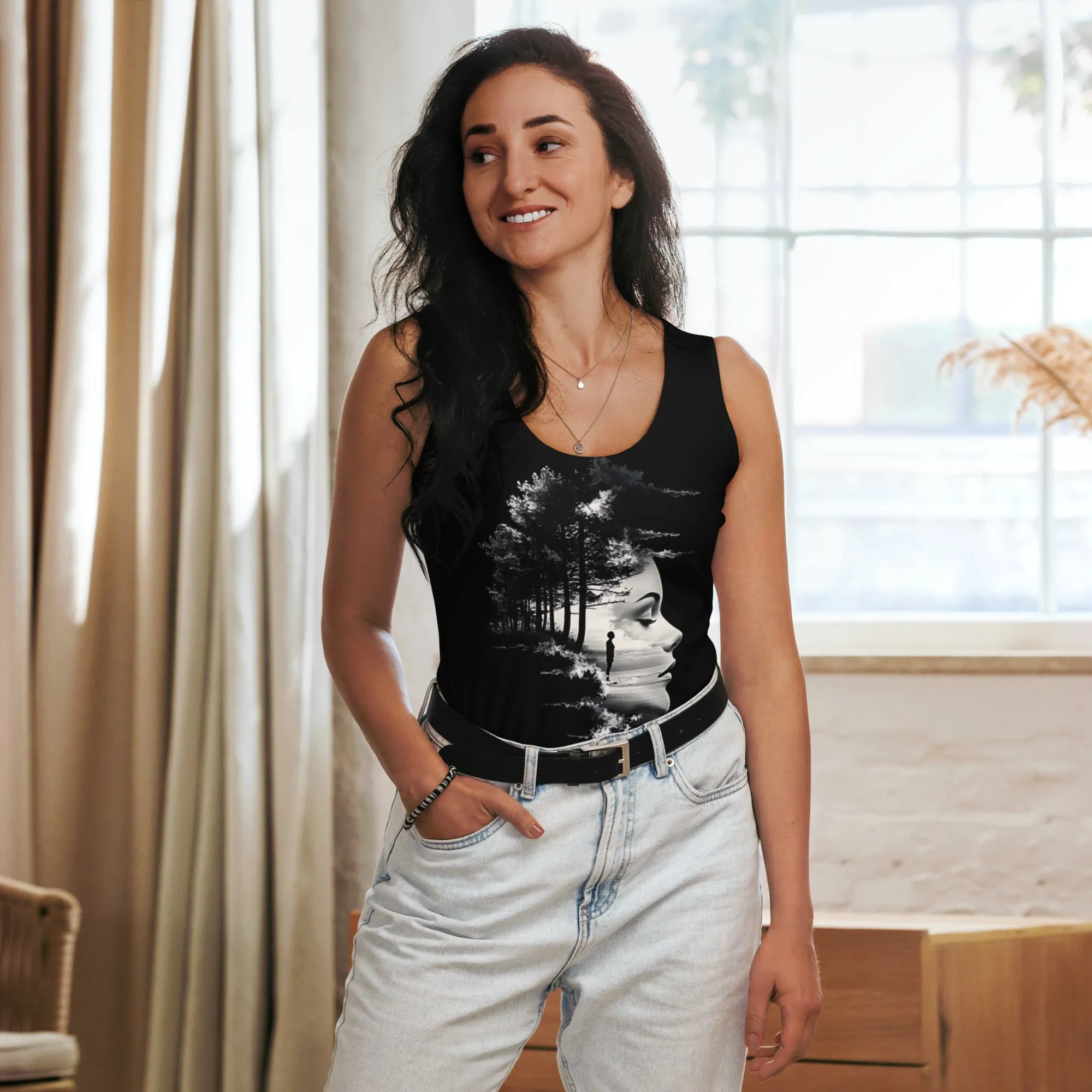 Nature Soul Sublimation Cut & Sew Tank Top