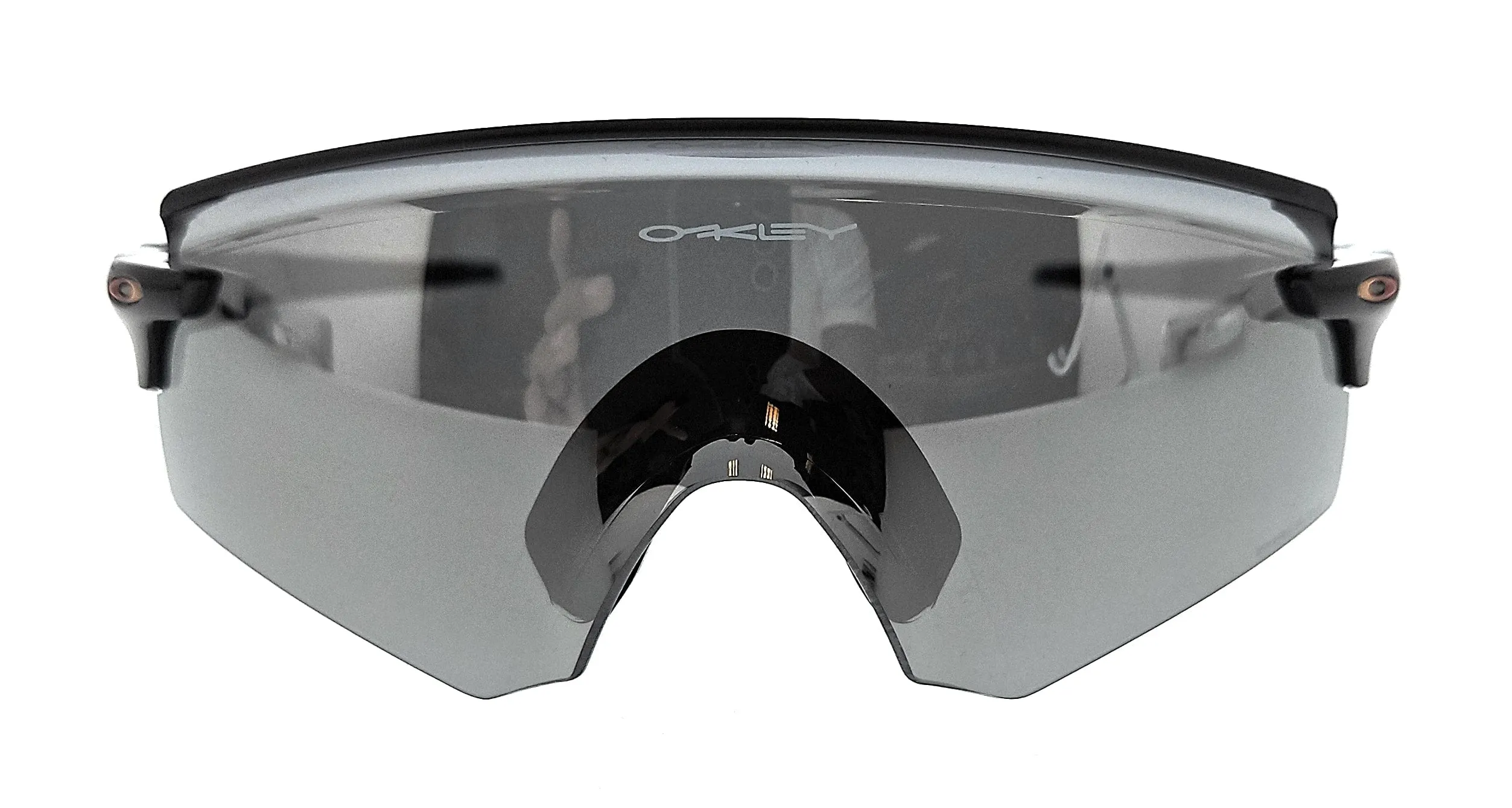 Oakley 0OO9471 947124 Encoder Rimless Polished Black Shield Sunglasses