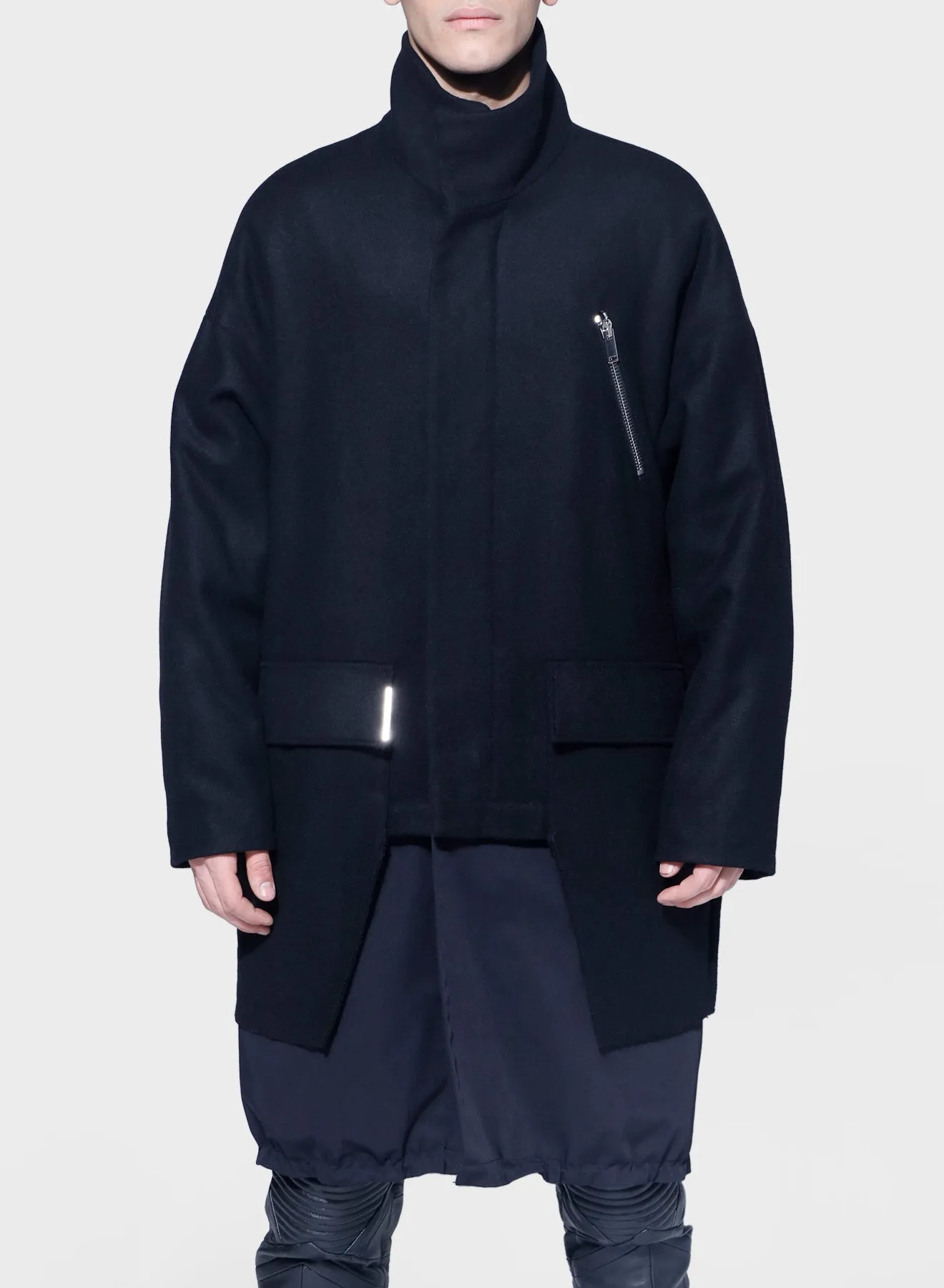 PARKA WITH NYLON AND ZIP AIRTAG