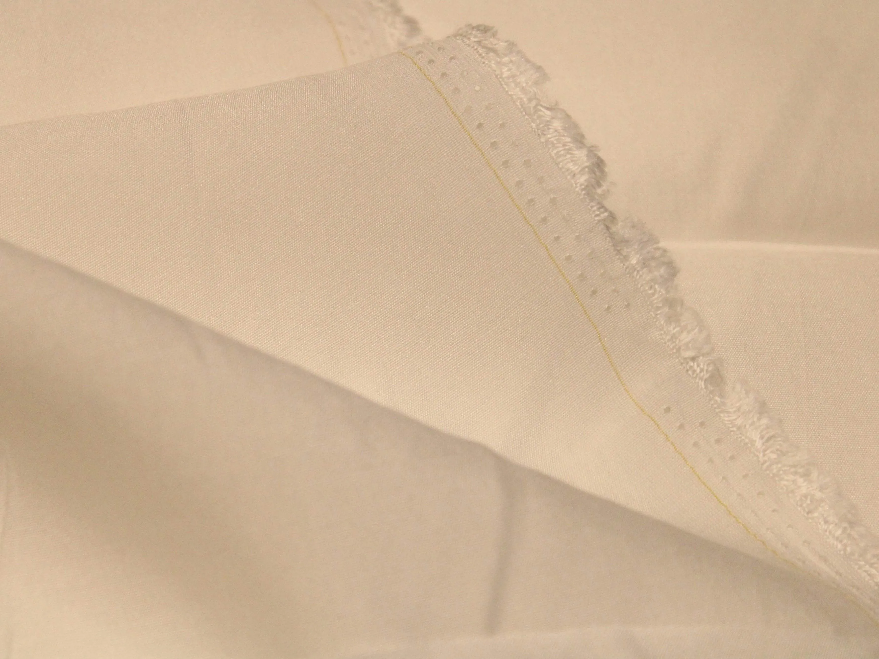 Plain White Non Dyeable Roman Silk Fabric