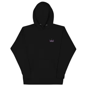 Purple Crowned Logo Hoodie
