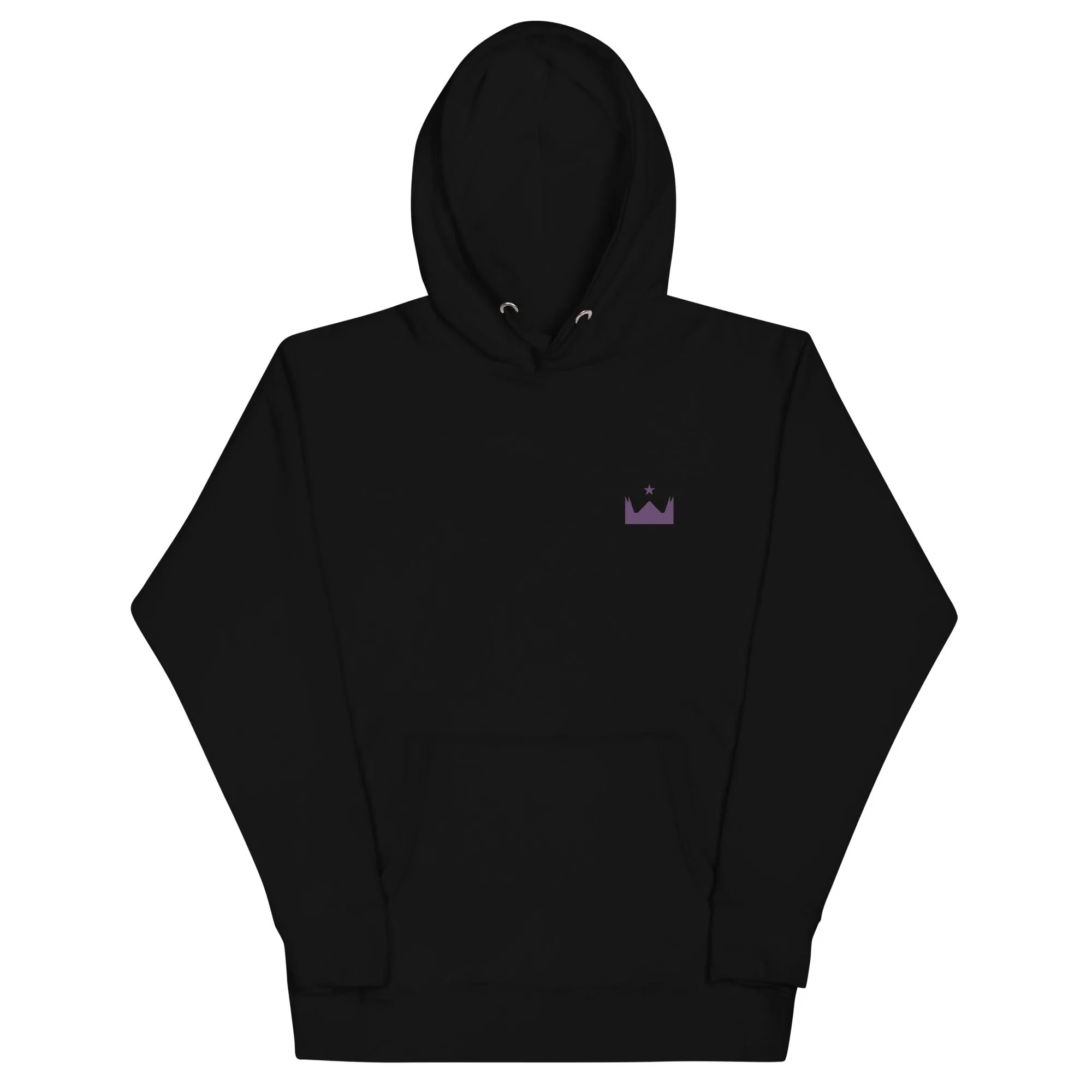 Purple Crowned Logo Hoodie