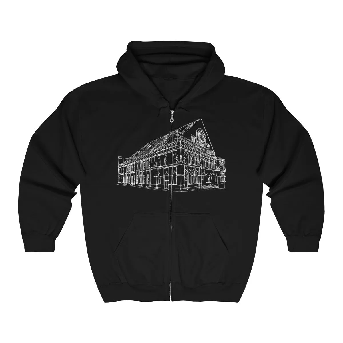 Ryman Auditorium - Unisex Heavy Blend™ Full Zip Hooded Sweatshirt