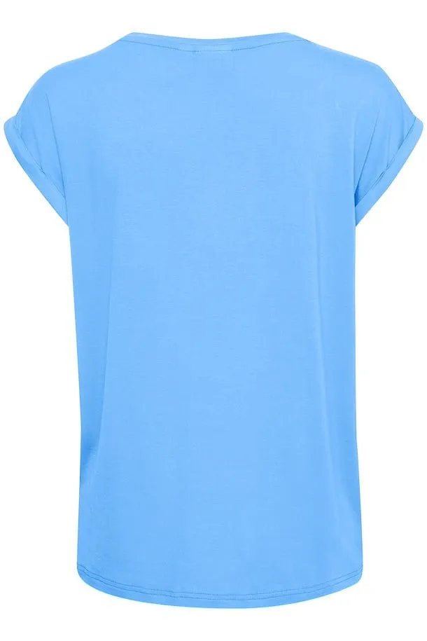 Saint Tropez Relaxed T Shirt Azure Blue