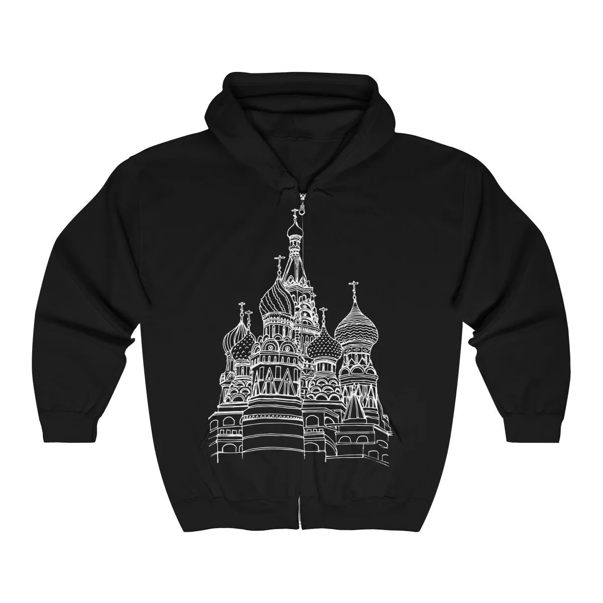 St. Basil's Cathedral - Unisex Heavy Blend™ Full Zip Hooded Sweatshirt