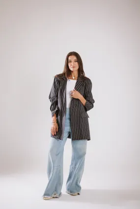 The Striped Oversized Blazer