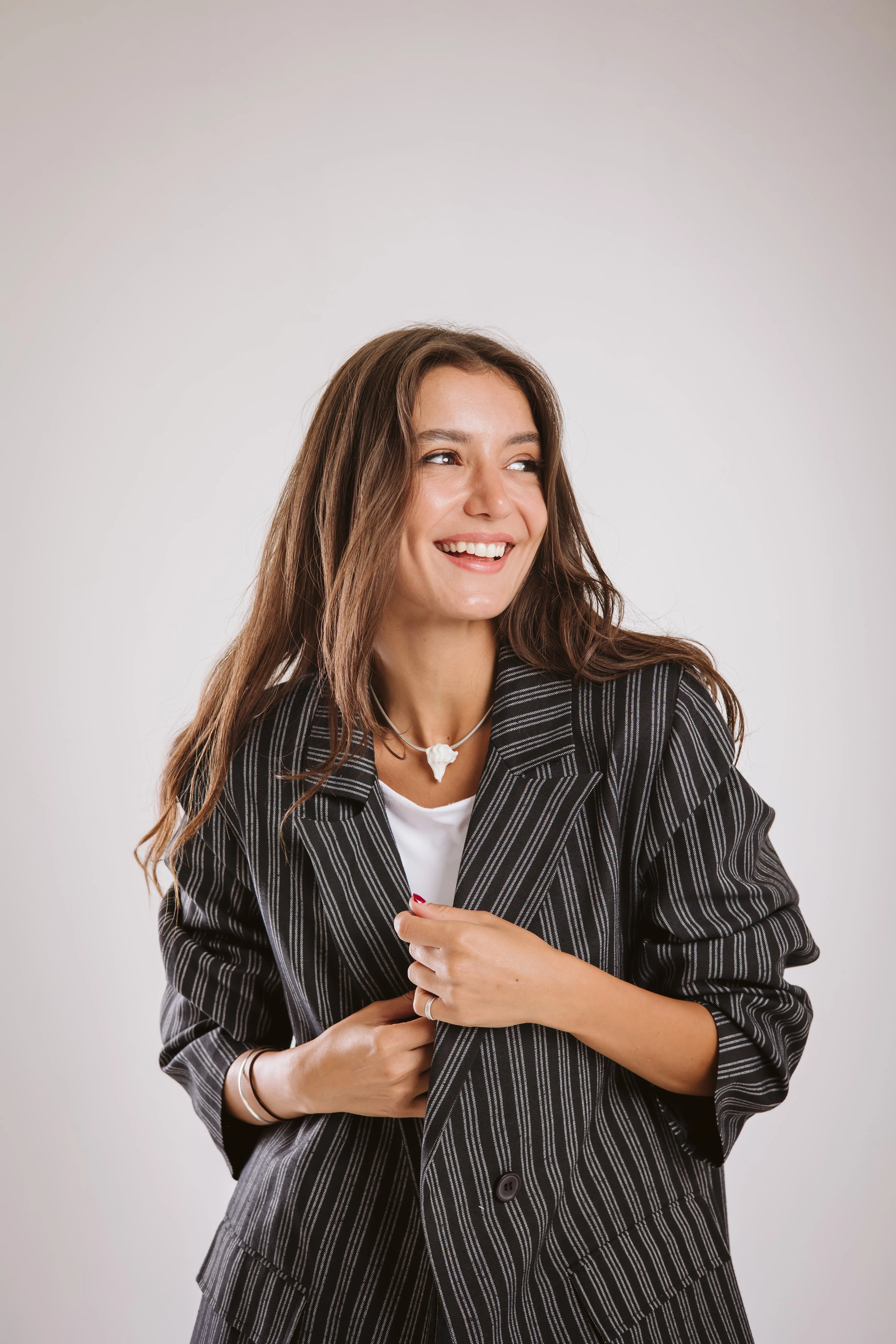 The Striped Oversized Blazer