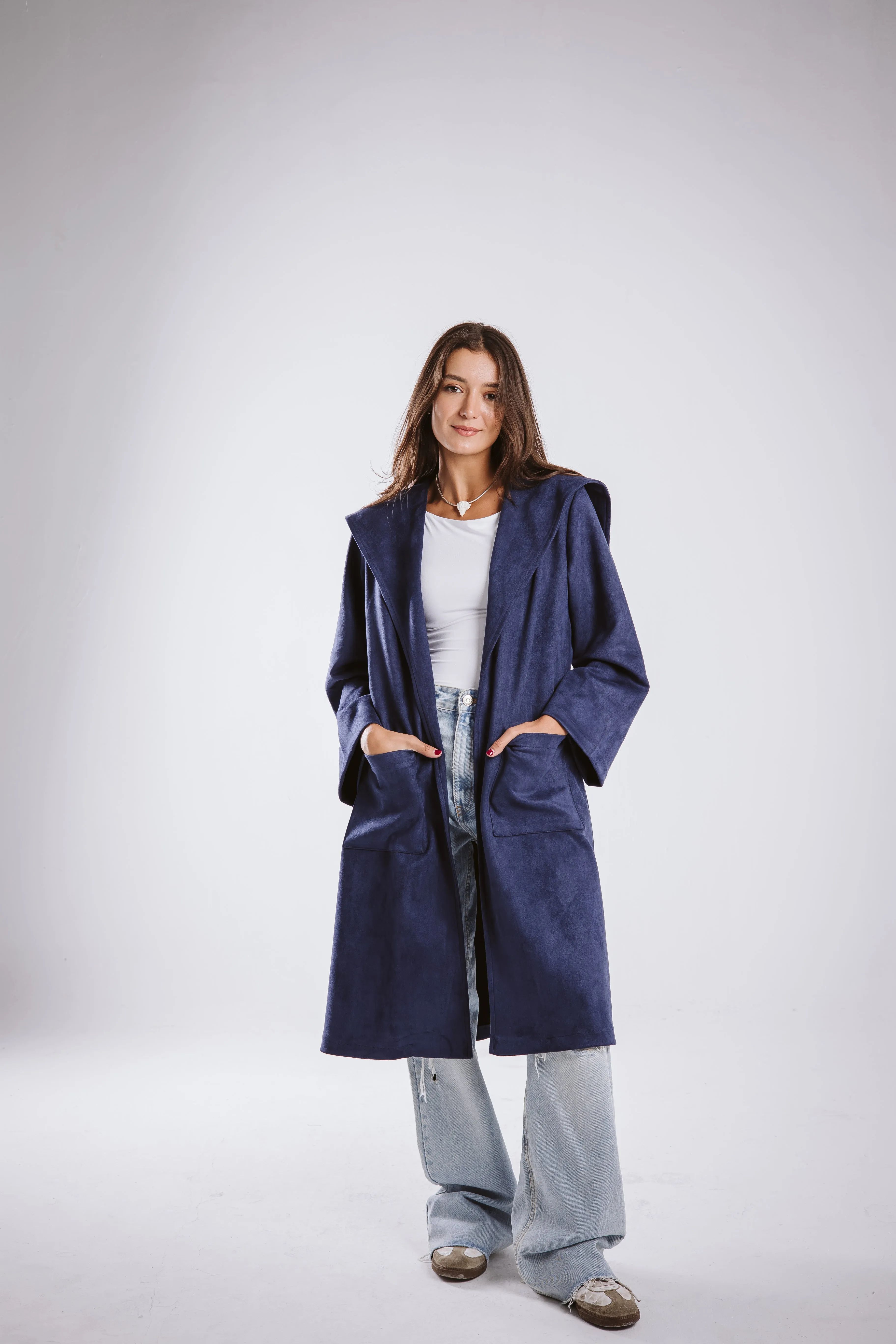 The suede coat