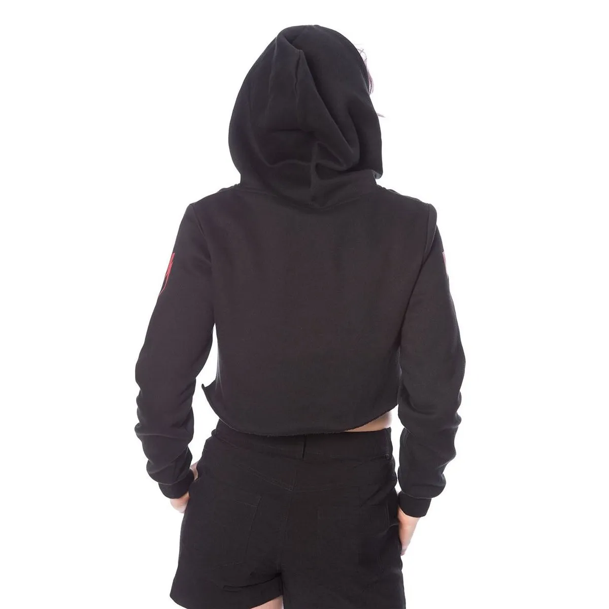 Thunderbolt Cropped Hoodie
