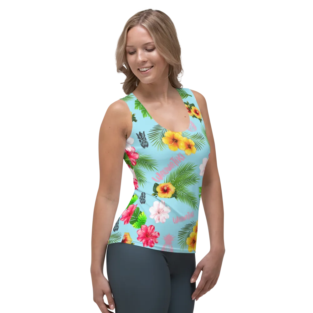 Tiki Flower Tank Top