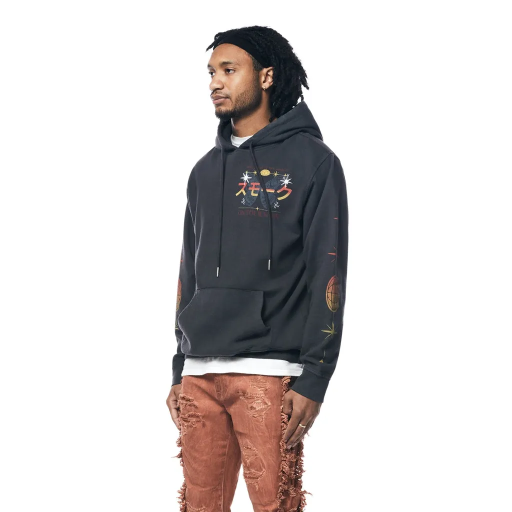 Tour Graphic French Terry Pullover Hoodie - Black