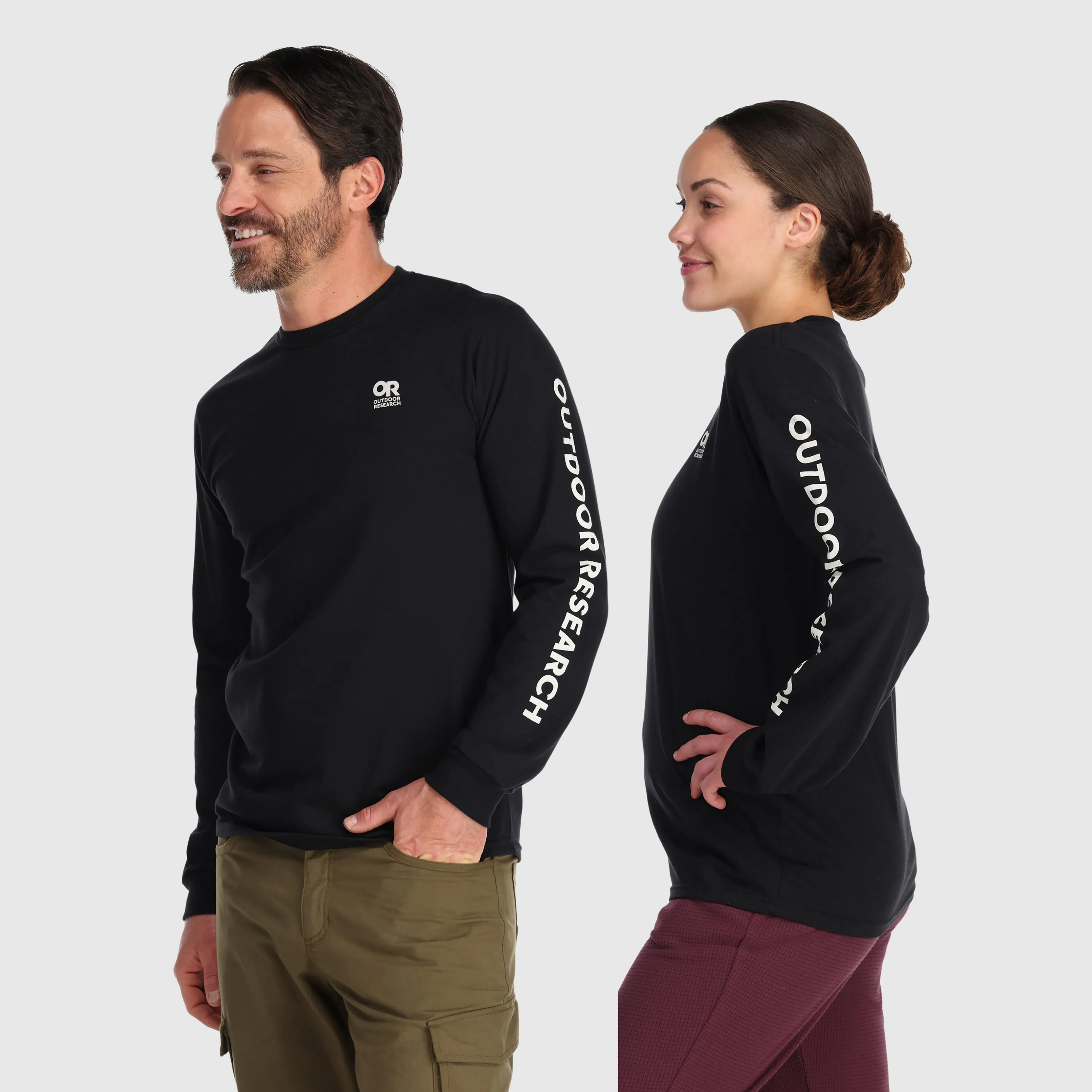 Unisex OR Lockup Chest Logo Long Sleeve Tee - Final Sale