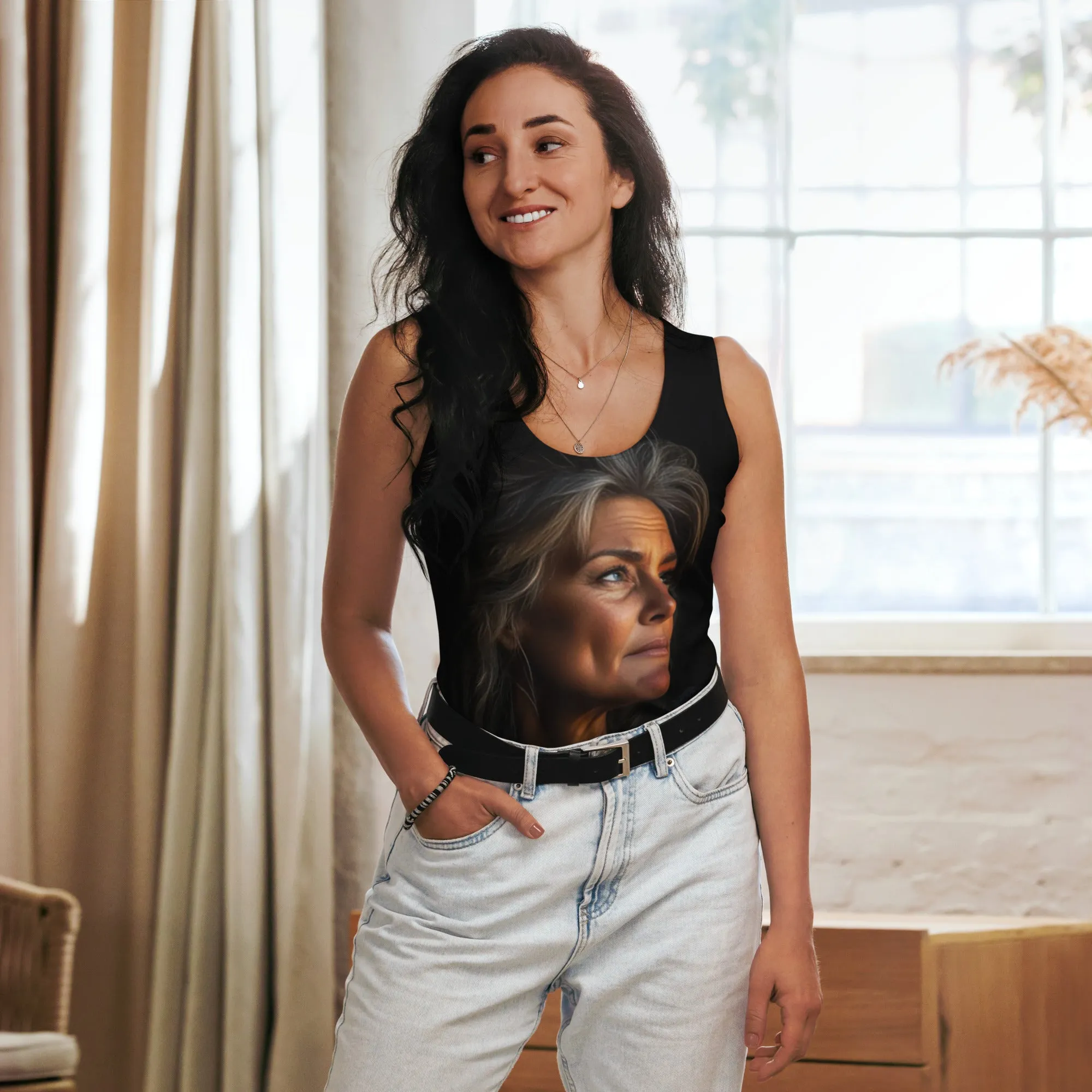 Unspoken Beauty Sublimation Cut & Sew Tank Top