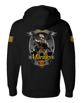 UTD F400 (Old Style): "Trinity" Heavy-Duty Hoodie (USMC 3rd Bn, 3rd Marines)