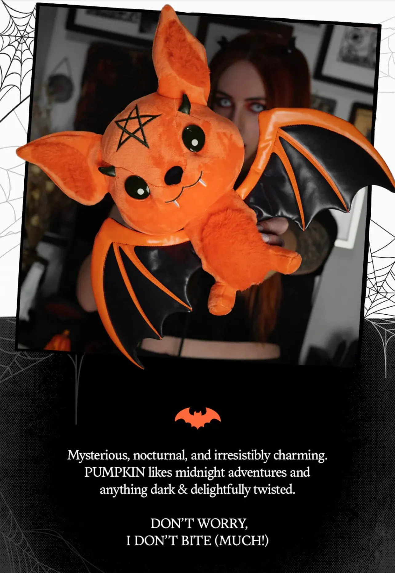 Vampir: Pumpkin Plush Kreeptures by Killstar