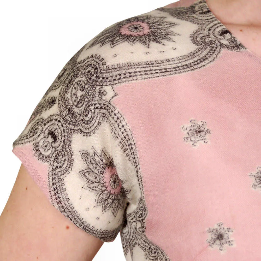 Vintage Blouse Wool Paisley Clare Potter 1940S