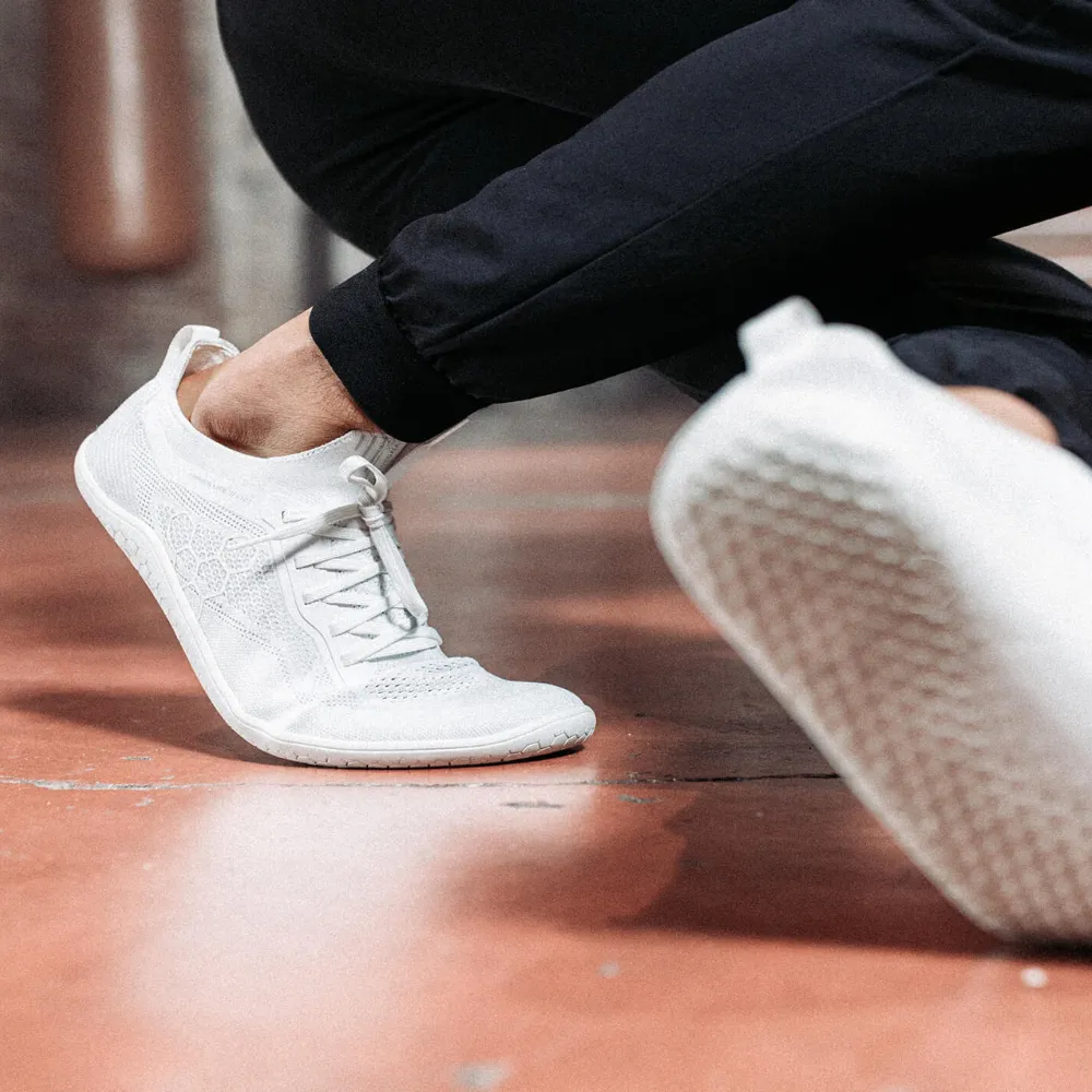 Vivobarefoot Primus Lite Knit Mens Sneakers - Bright White