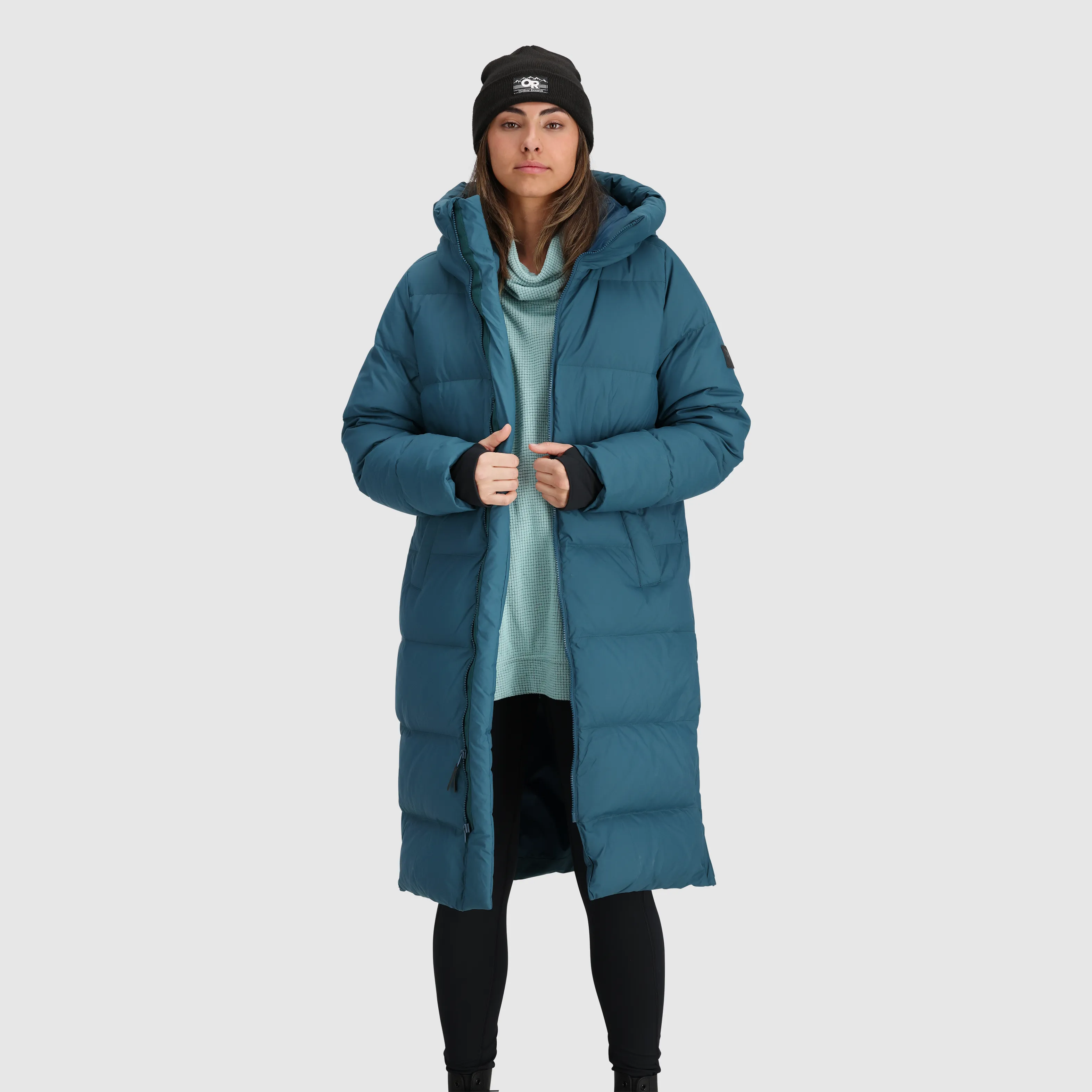 Womens Cozy Lightweight Down Parka - Ultra Warm with Hood and Pockets