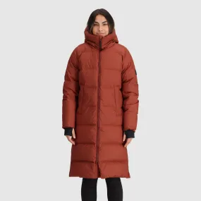 Womens Cozy Lightweight Down Parka - Ultra Warm with Hood and Pockets