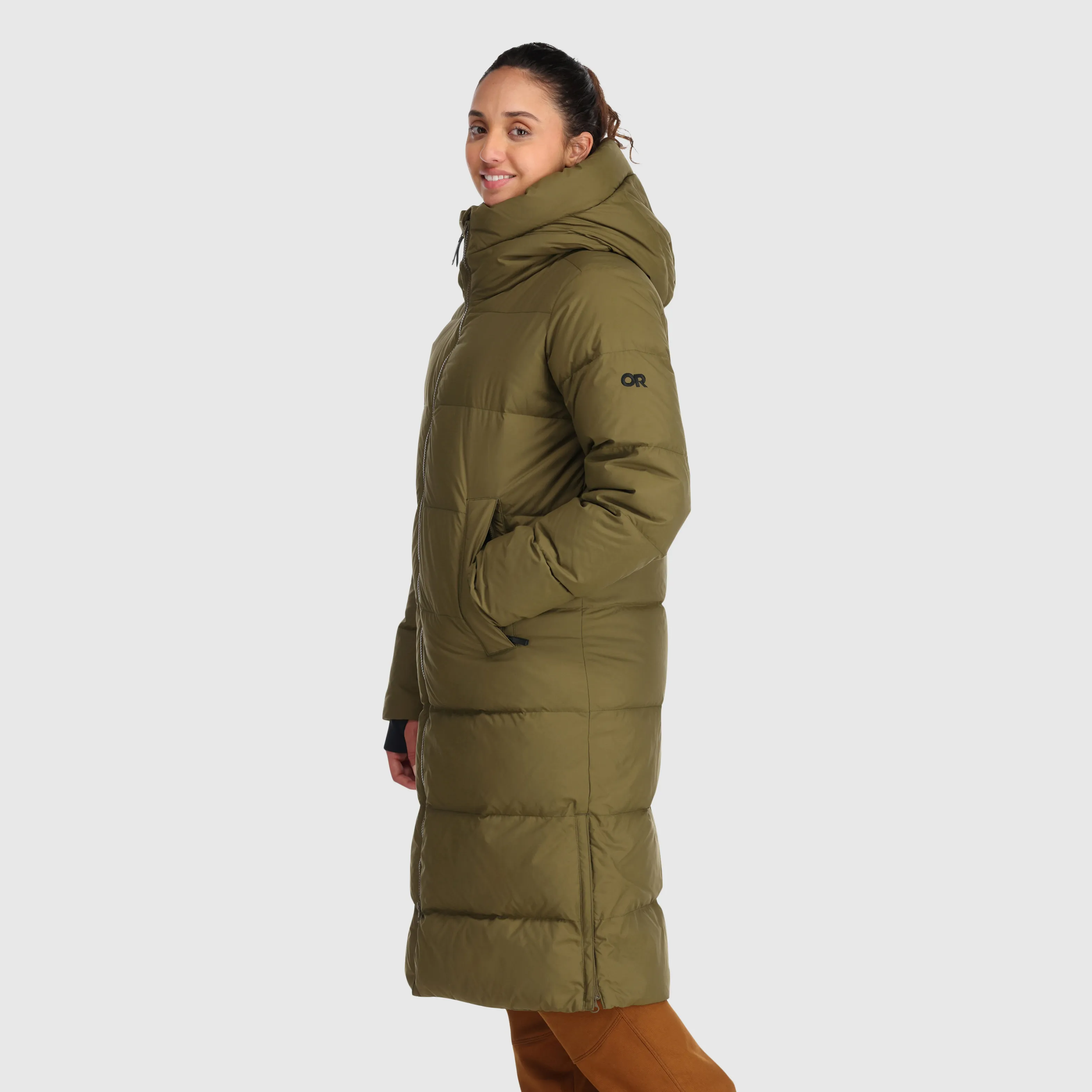 Womens Cozy Lightweight Down Parka - Ultra Warm with Hood and Pockets