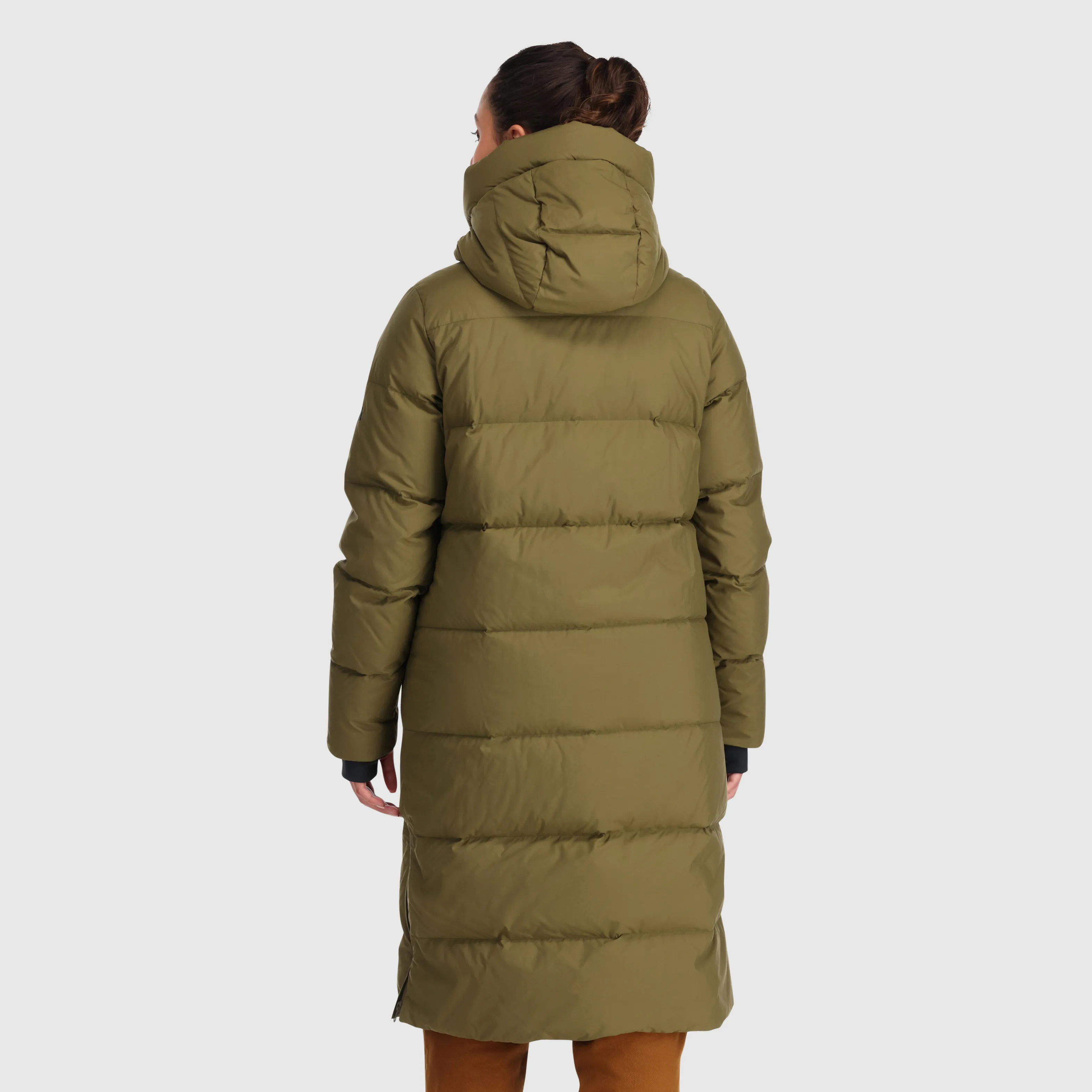 Womens Cozy Lightweight Down Parka - Ultra Warm with Hood and Pockets
