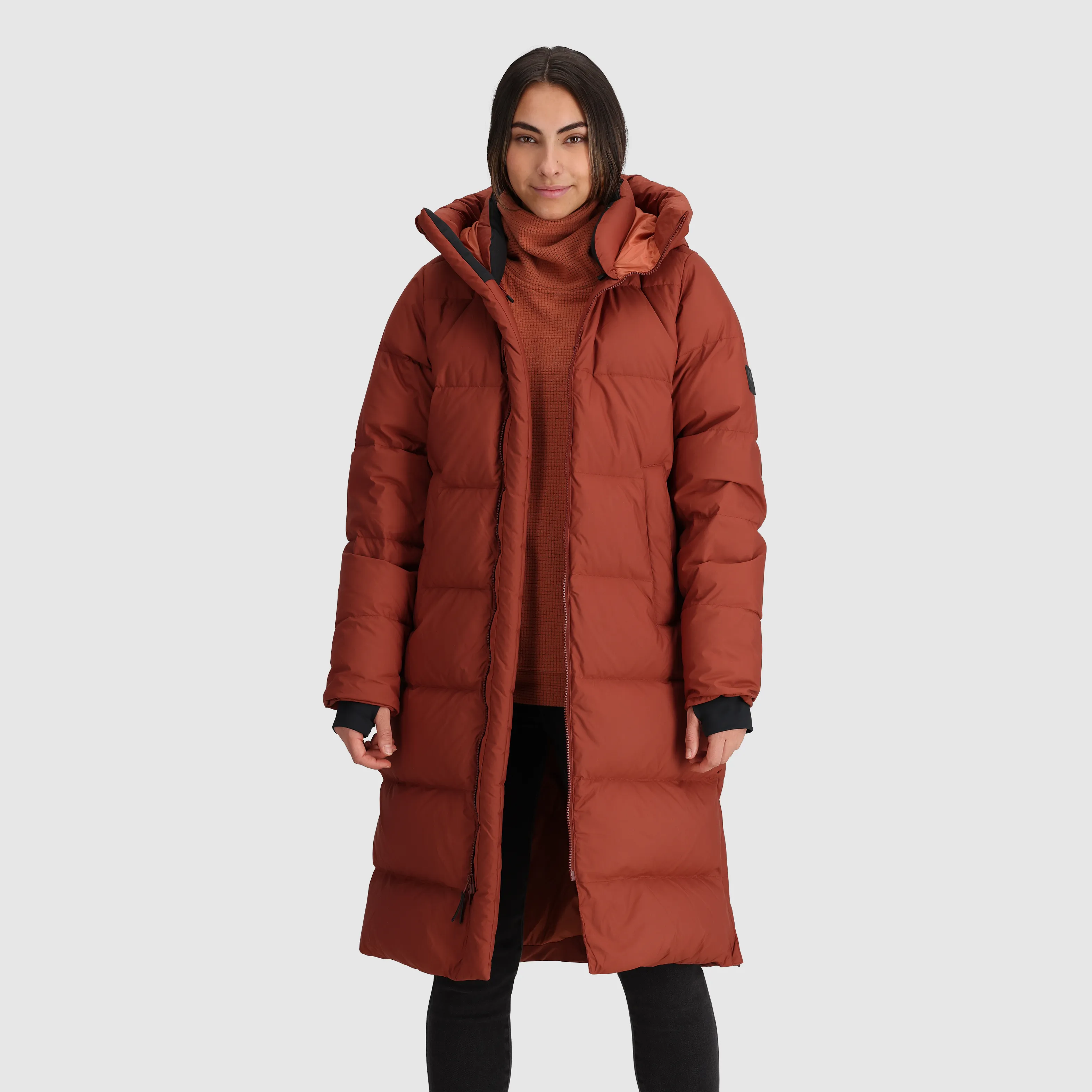Womens Cozy Lightweight Down Parka - Ultra Warm with Hood and Pockets