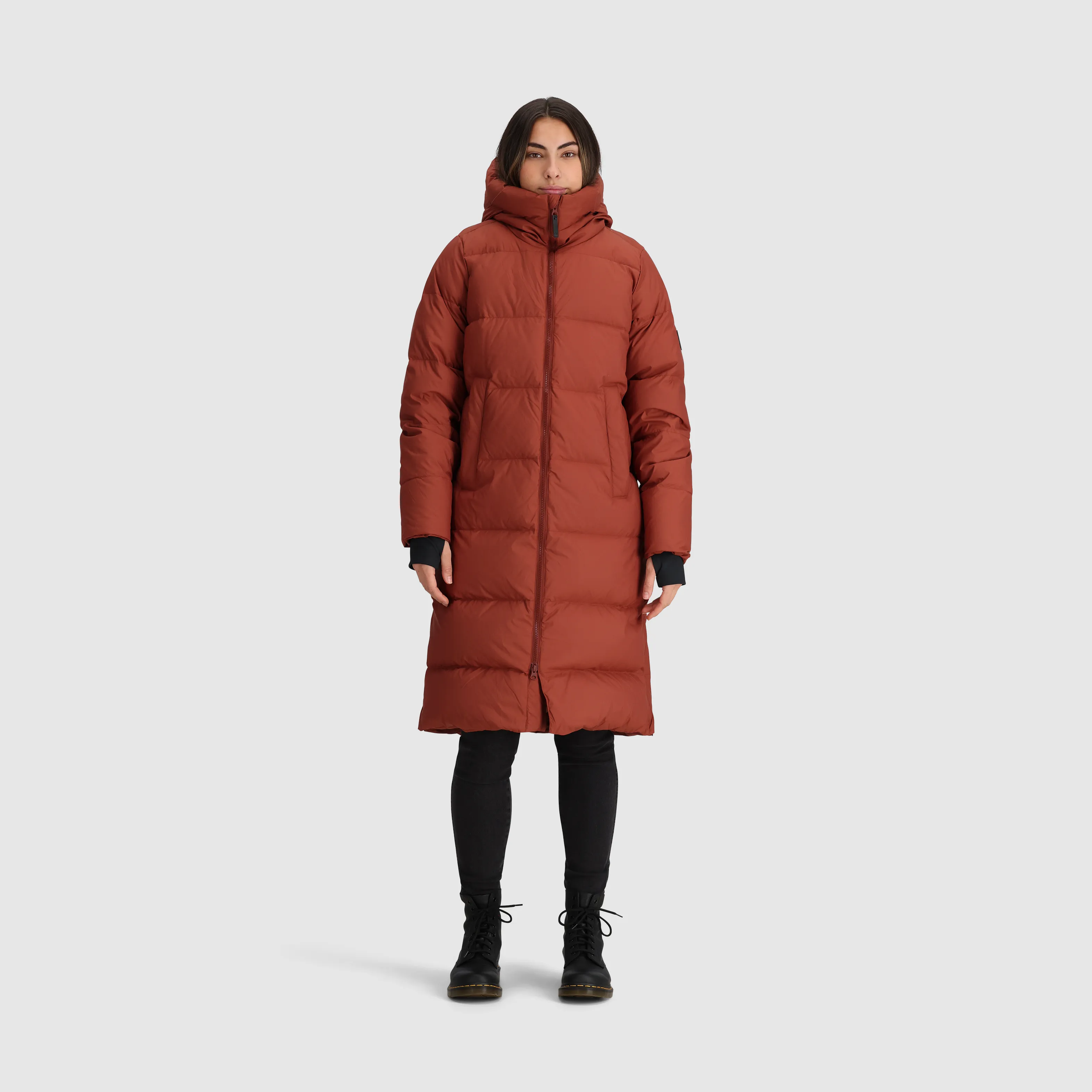 Womens Cozy Lightweight Down Parka - Ultra Warm with Hood and Pockets