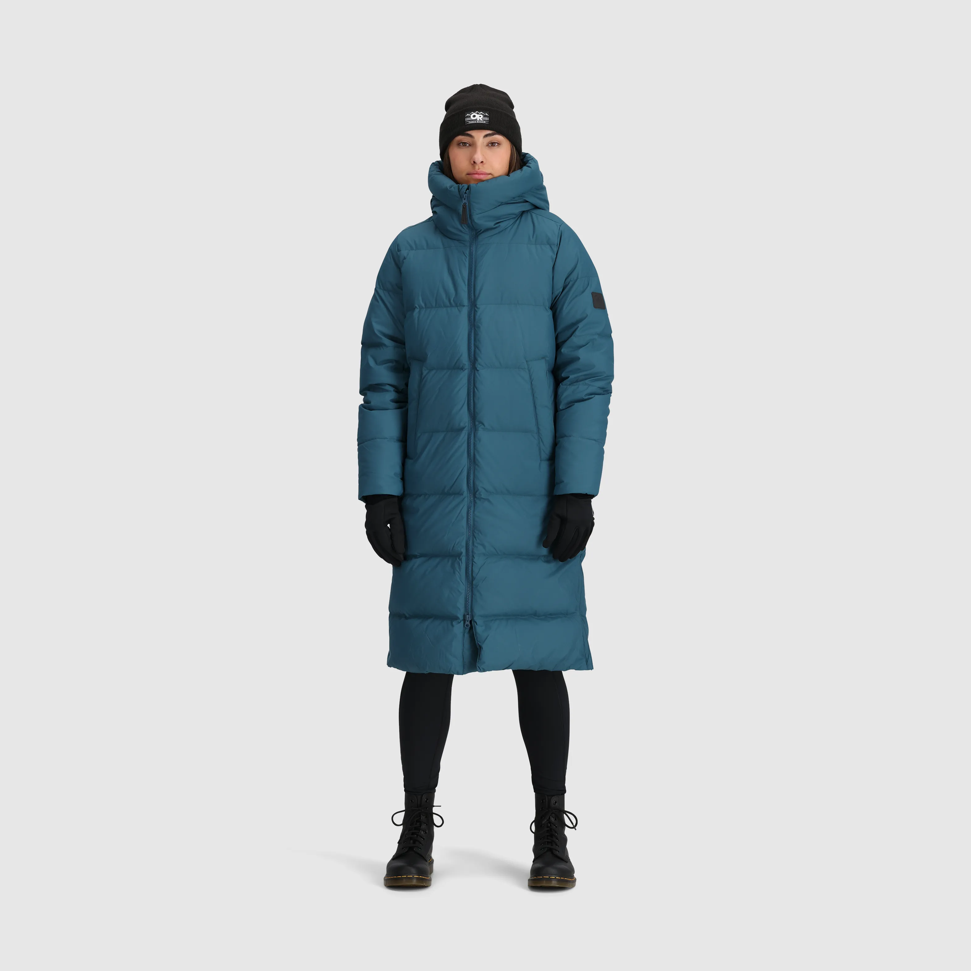 Womens Cozy Lightweight Down Parka - Ultra Warm with Hood and Pockets